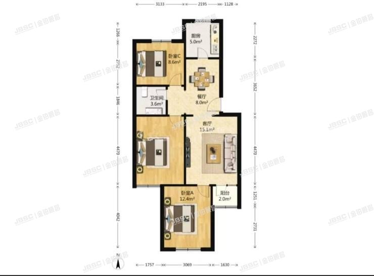 丰台区 草桥欣园三区1号楼18层5单元1801室