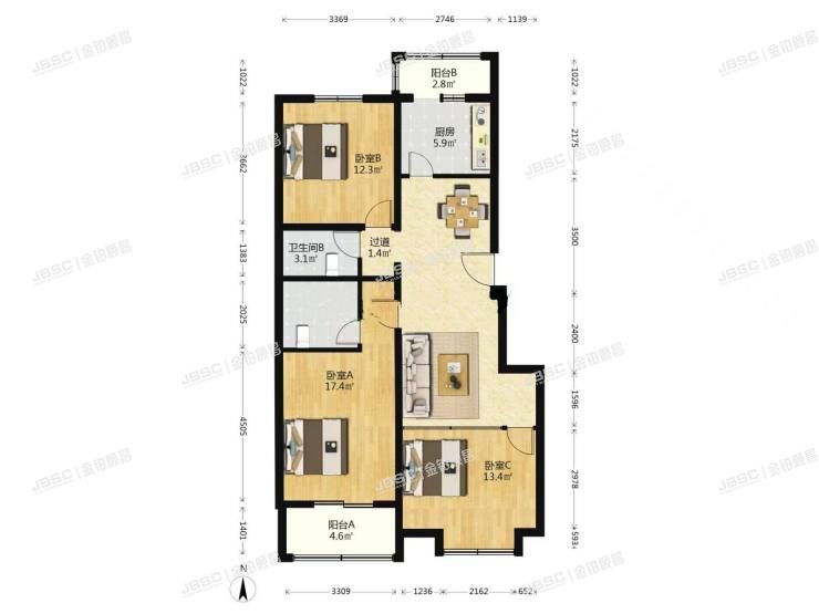 大兴区  清澄名苑南区28号楼1单元902 室