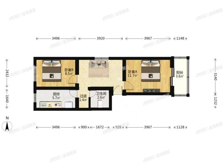 丰台区 嘉园二里23号楼2层4-202室