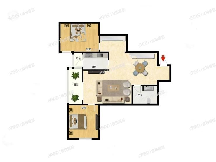 丰台区 大成里秀园1号楼8层807号(青塔秀园)