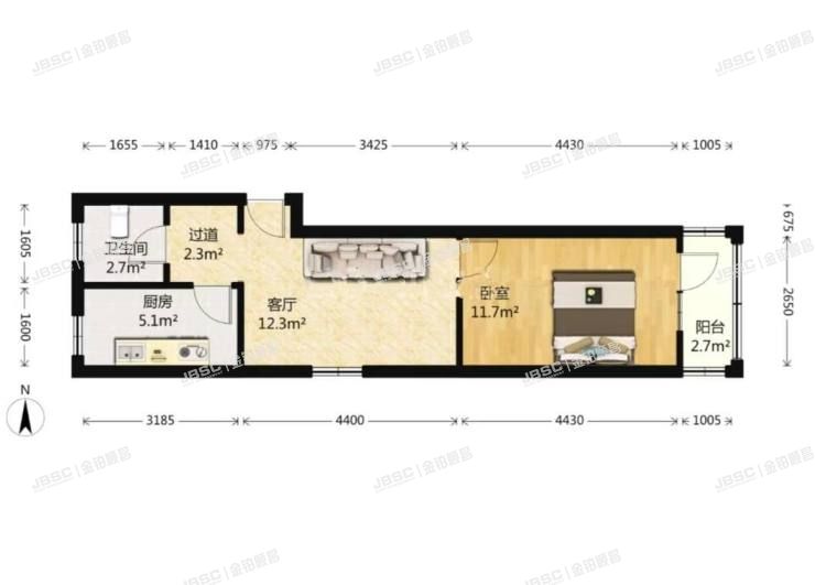 丰台区 石榴庄南里乙8号院2号楼4层8单元403号(日新家园)