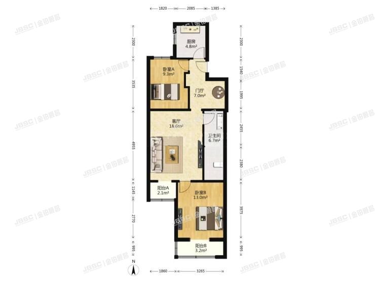 丰台区 怡海花园富泽园5号楼3层4单元301室