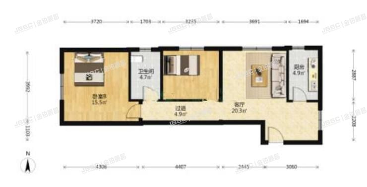 房山区 阜盛东街70号院2号楼11层1102室（铭品嘉苑）