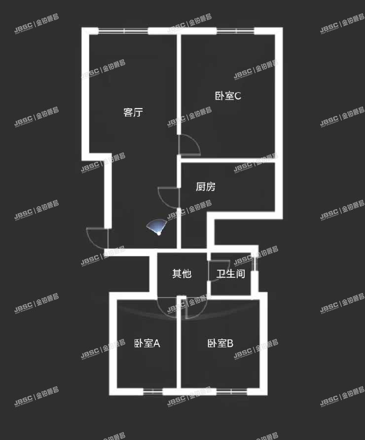 石景山区 石府路3号院18号楼2层二单元202室（卓越万科翡翠山晓）