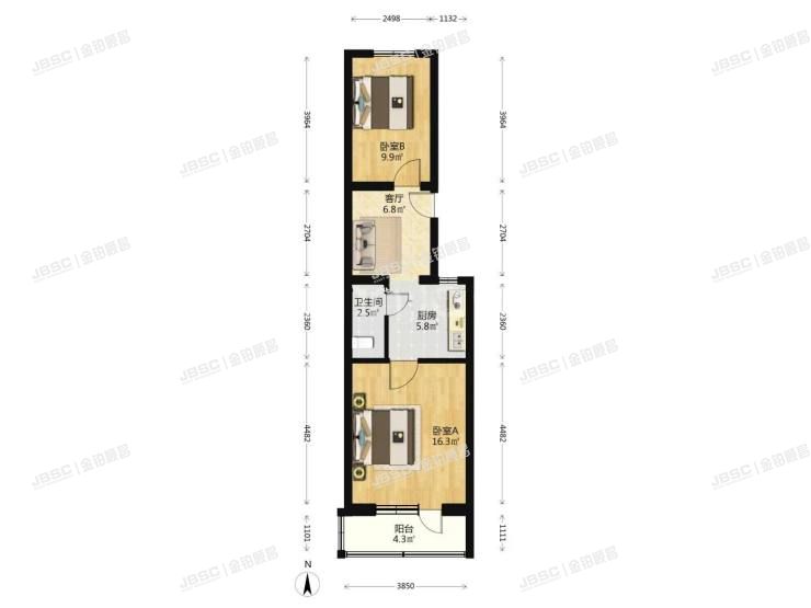 丰台区 金家村1号院7号楼6层1门11号