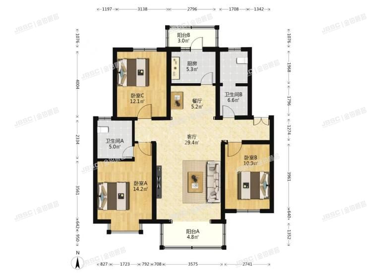 房山区 山水汇豪苑15号楼1层3-102室