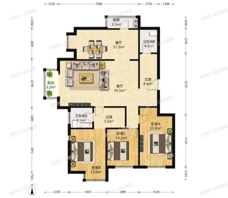 丰台区 期颐百年14号楼7层2单元702室