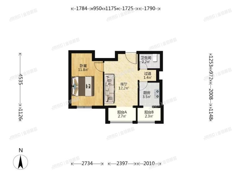 大兴区 民顺南路10号院9号楼11层4单元1102室（蓝桥驿苑）