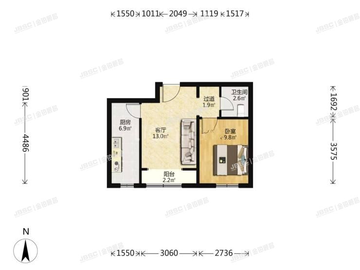 大兴区 龙善大街10号院9号楼6层3单元602室(居善园)