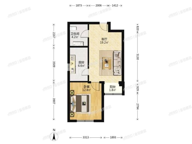 丰台区 益泽路1号院4号楼2单元1503室（丽泽景园）