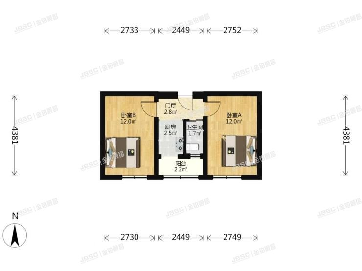 石景山区 古城南路5号楼5层3单元44号