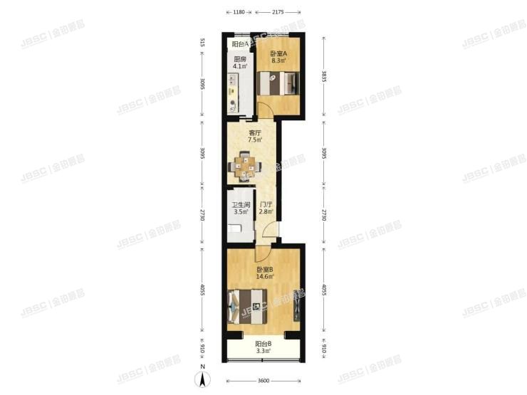 丰台区 建国街二里9号楼5层4-46室