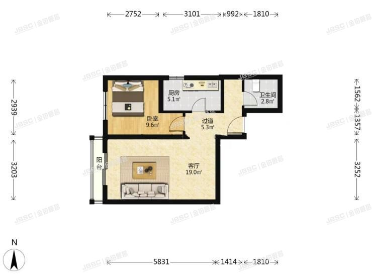 丰台区 首经贸中街1号院8号楼16层1603号