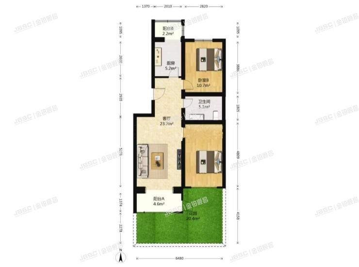 顺义区 港馨家园东区7号楼1层5单元102