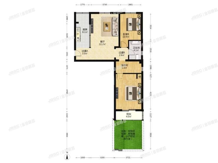 丰台区 程庄北里6号楼1层4单元103室（丰卉家园）