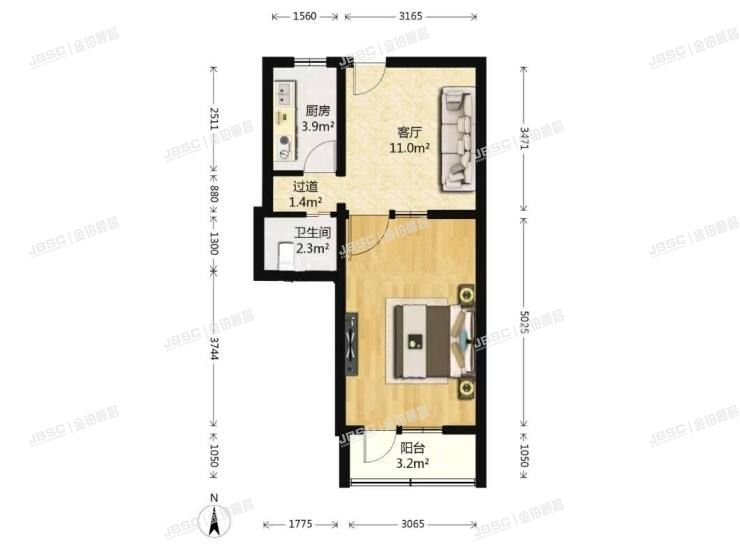 丰台区 前泥洼二区4号楼6层1-603号（前泥洼小区）