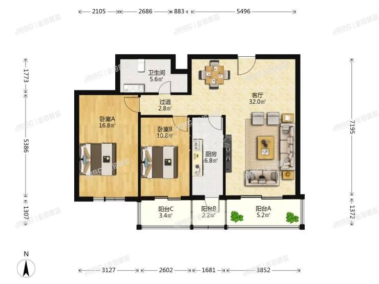 丰台区 大成南里一区4号楼5层2单元502号(长安新城一区)