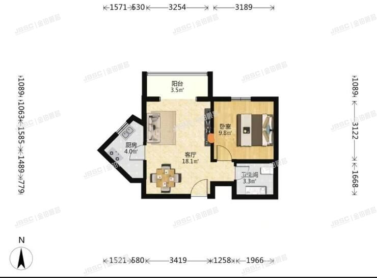 丰台区 星河苑1号院9号楼4层402室