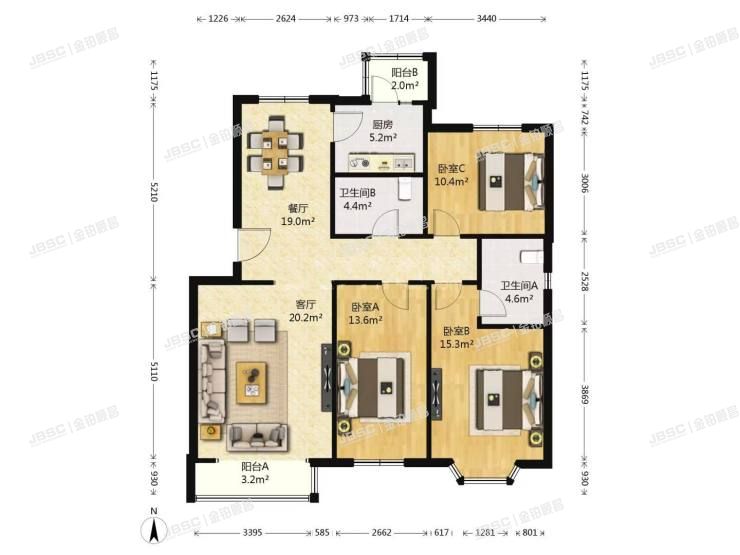 大兴区 玉璟园11号楼4层1-401室