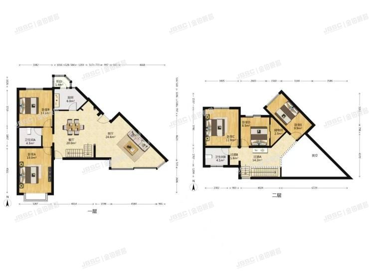 大兴区 天华园一里三区8号楼6至7层5单元601室（新康家园）