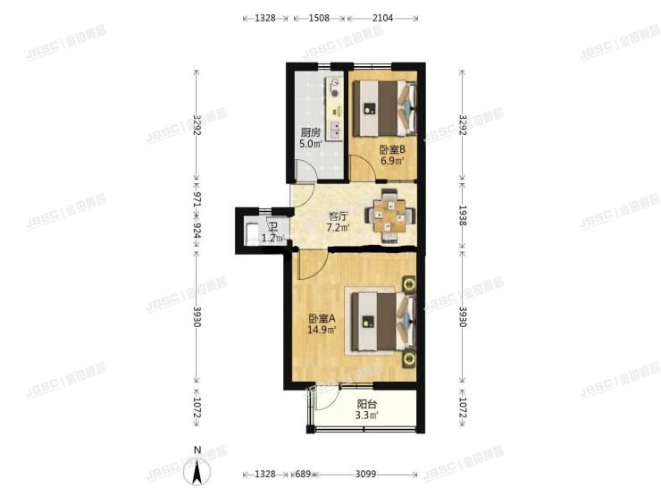 石景山区 西井二区5号楼5单元