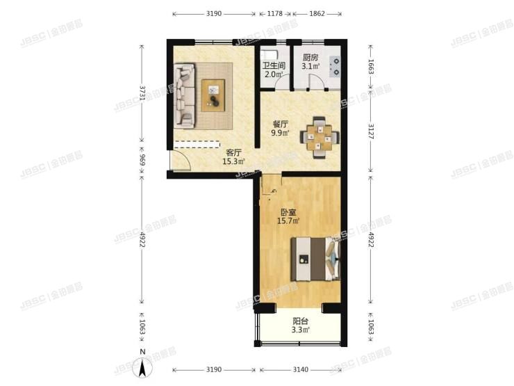 丰台区 太平桥33号楼6层1-603室