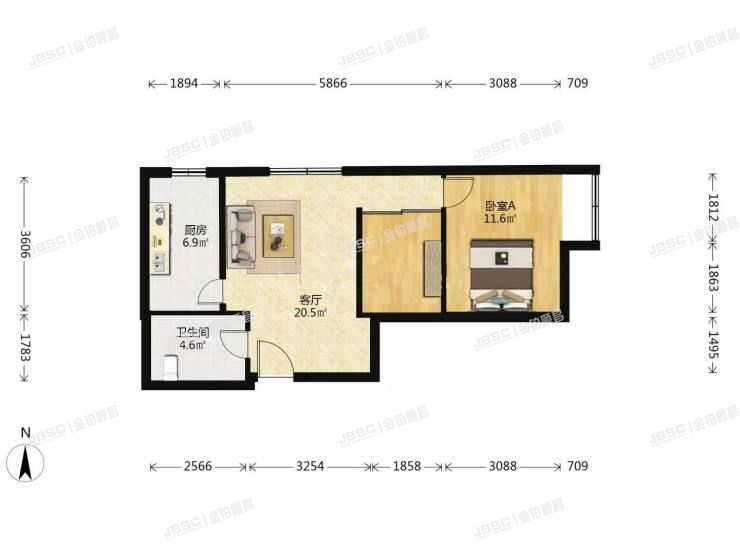 房山区 乐活家园43号13层2单元1302号（天恒乐活城）