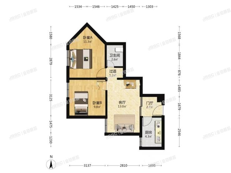 丰台区 太平桥33号楼6层1-603室