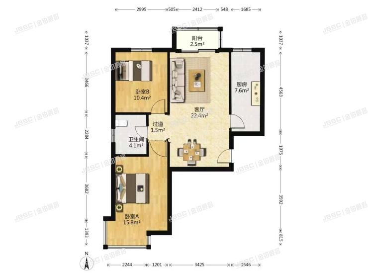 大兴区 文新南街273号院5号楼8层4单元803室（联港嘉园C区）