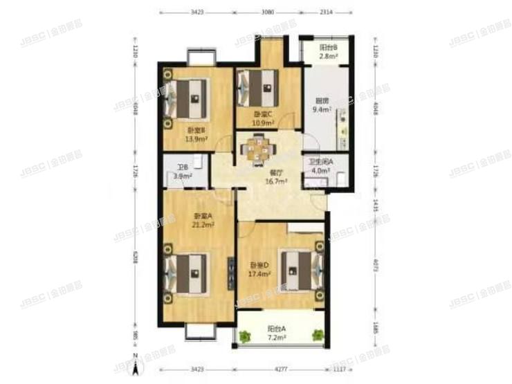 大兴区 金惠园三里12号楼6层5-601室