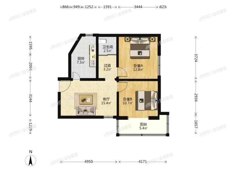 石景山区 苹果园三区14号楼