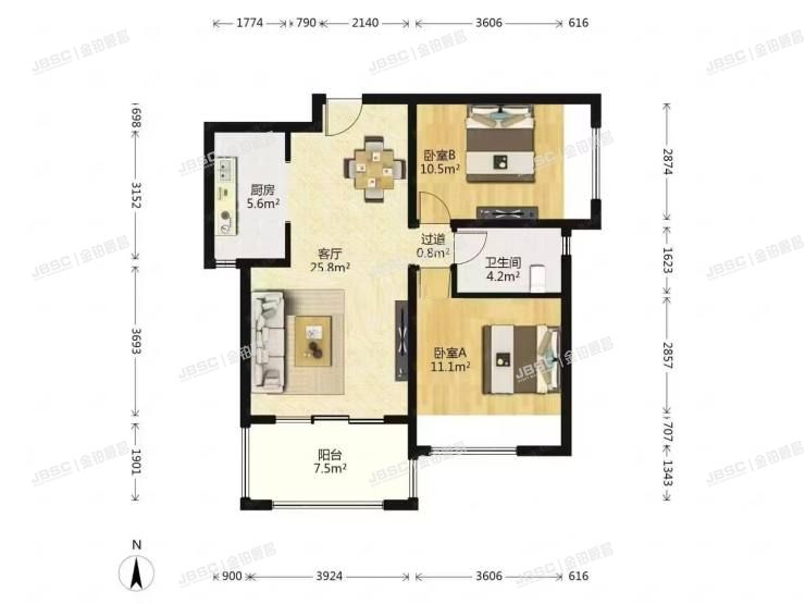 通州区 群芳一园116号楼17层1单元1702房产(K2海棠湾)