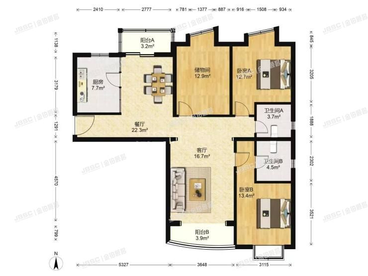 大兴区 富强东里26号楼18层1-1801室（瑞康家园）