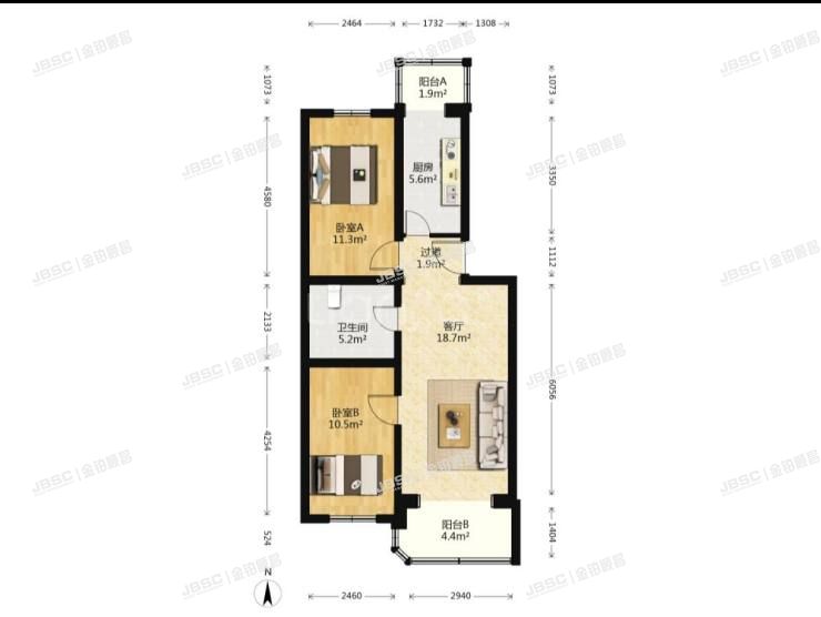 顺义区 樱花园一区31号楼2层二单元202室