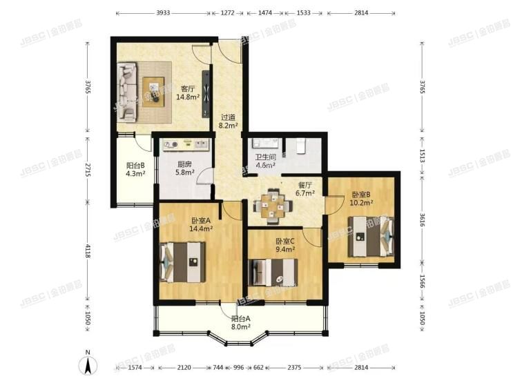 石景山区 杨庄南区1号楼