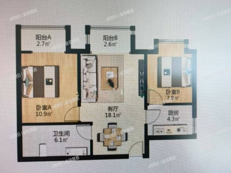 东城区 沙子口路甲48号院3号楼9层6单元1007号(华龙美晟)