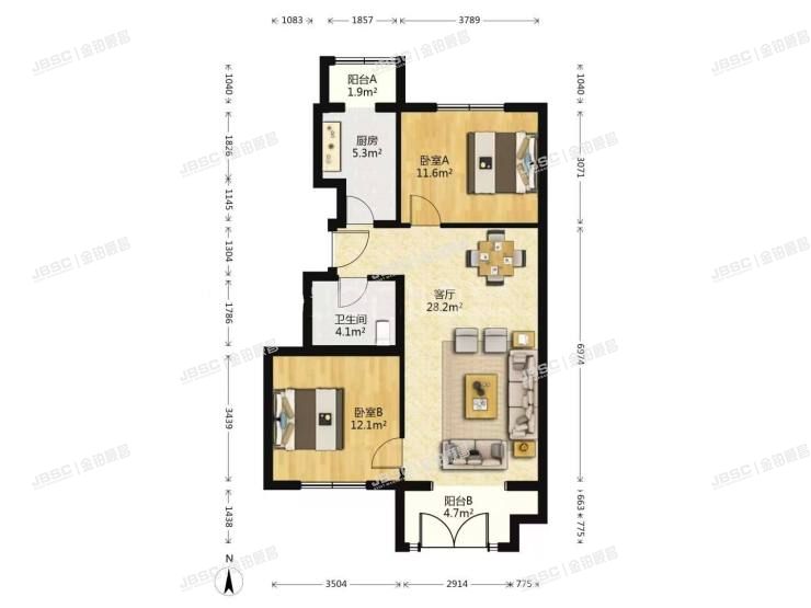 大兴区 广和大街7号院26号楼8层3单元801室（首座御园）