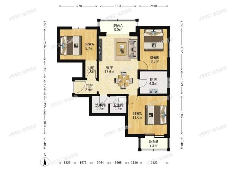 丰台区 和义东里四区23号楼3层305室