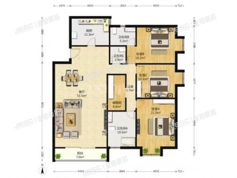 朝阳区 首图东路5号院2号楼10层11H室（御景园）