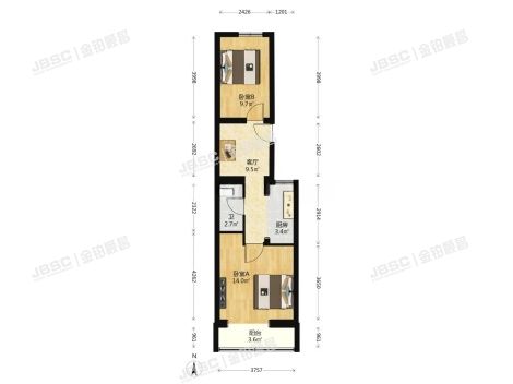 丰台区 芳古园一区6号楼4层3-401号