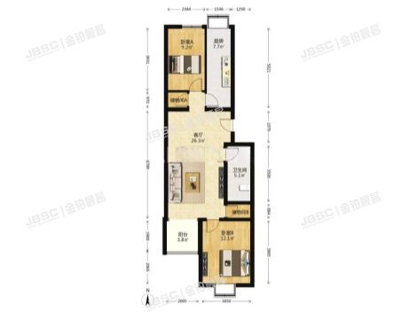 丰台区 丰台南路甲108号院2号楼5层4-502（华林家园）
