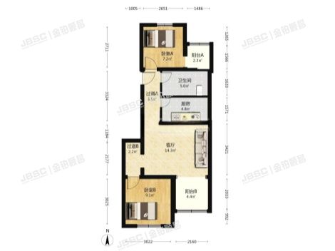 房山区 良乡行宫园三里9号楼5层2-502(行宫园三里）