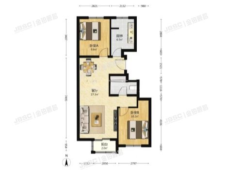 大兴区 瀛坤路3号院5号楼2层2单元202（瀛海家园融园D区）