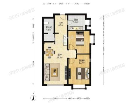 丰台区 魏家村南路20号院6号楼1层1单元102(西府颐园）