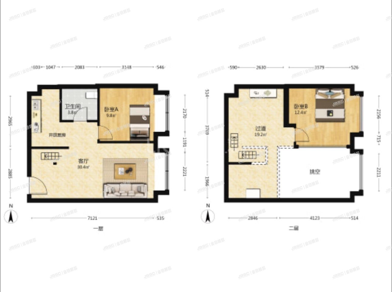 门头沟区 新城东街19号院8号楼405公寓(西长安壹号）