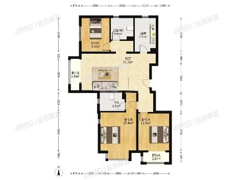 房山区 公园北路7号院5号楼6层3单元602（京投万科金域公园）