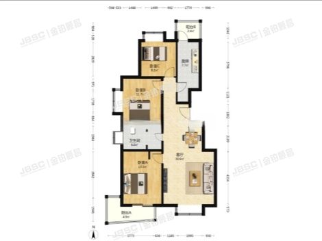 丰台区 新发地锦程园7号楼3层11单元302(天伦锦城)