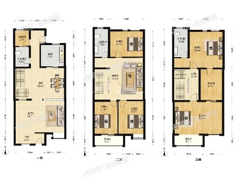 房山区 长阳镇长韩路6号北区25号楼1至3层02（靠山居艺墅）