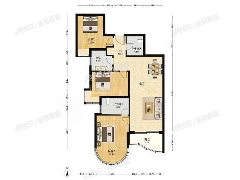 丰台区 骏景园中区2号楼17层1701(珠江骏景中区)