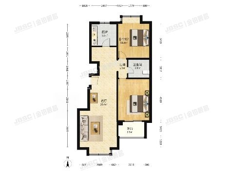 丰台区 新发地-锦程园1号楼4层4单元401（天伦锦城）